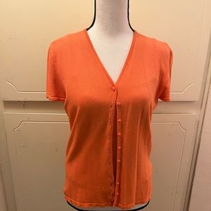 2 piece orange jacket and tank top good condition